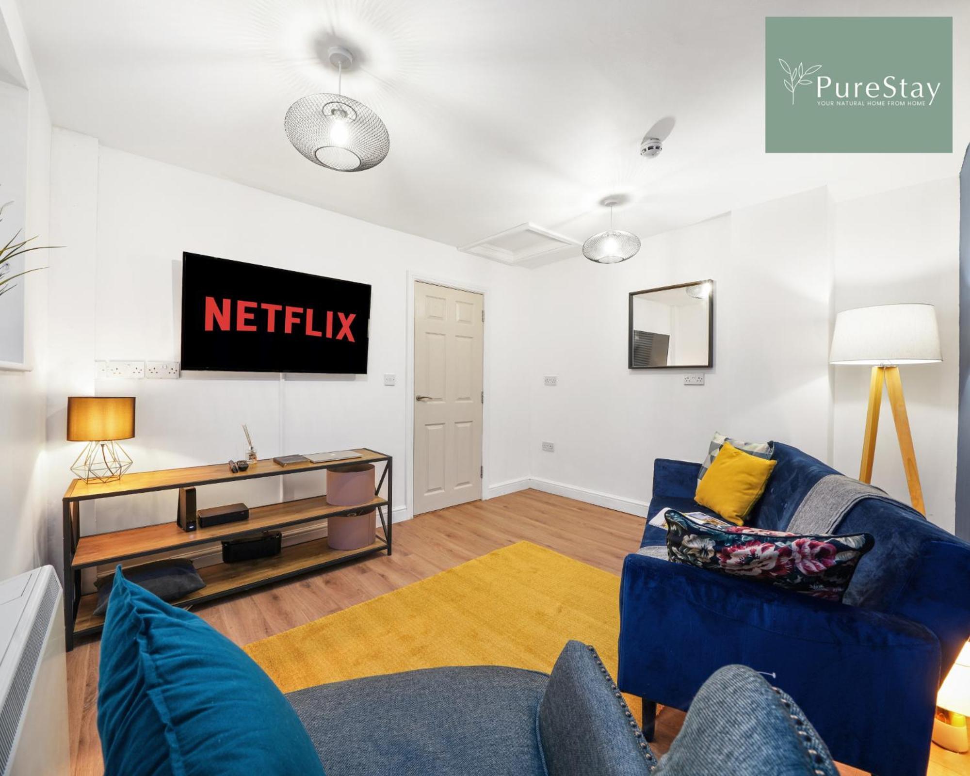 Stunning Two Bed Leamington Apartment With Free Wifi By Purestay Short Lets & Serviced Accommodation Dış mekan fotoğraf